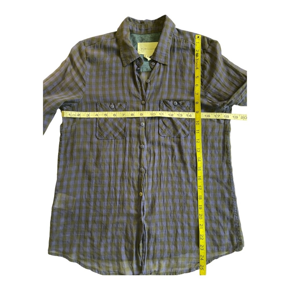 Bcbgeneration Misses Small Button Front Shirt - image 3